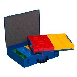Assortimentkoffer 59 inzetbakjes 2 lagen