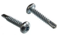 Zelfborende schroef 5,5 x 19 mm ronde kop | robertson (vierkant) | verzinkt