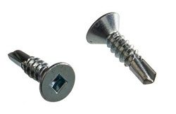 Zelfborende schroef 4,2 x 50 mm VK | robertson (vierkant) | verzinkt