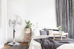 Ventilator 45 cm vloermodel 50 watt metaal - Afbeelding 3