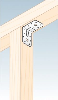 Winkelhaak versterkt 60 x 60 x 45 x 2,0 mm met ril KPL6 (1/20) - Afbeelding 3