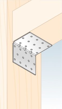 Winkelhaak versterkt 60 x 60 x 80 met ril KMP6 (1/20) - Afbeelding 3
