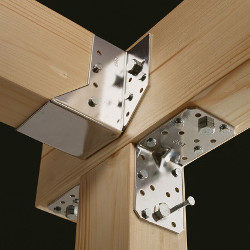 Winkelhaak 145 x 145 x 90 x 2.5 mm extra breed hoekanker met ril KP7 (1/10) - Afbeelding 4