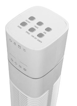 Ventilator torenmodel 60 Watt 120 cm WIT met timer + afstandsbediening - Afbeelding 2