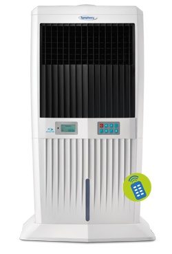 Luchtkoeler 365 Watt 4 in 1 koelen, ventileren, bevochtigen en zuiveren