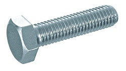 Zeskantbout M8 x 150 DIN 933 Verzinkt 8.8 Volle Draad (1/200)