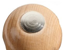 Priem / els vierkant 6 x 190 mm met houten slagvaste greep - Afbeelding 2