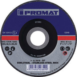 Snijschijf 230 x 1,9 mm 2 in 1 gebogen voor staal/INOX/RVS A 60 Q BF (1/25) - Afbeelding 2