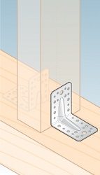 Winkelhaak versterkt 90 x 90 x 65 mm KPL1 (1/20) - Afbeelding 3