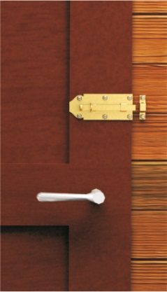 Hangslotgrendel 120 x 45 x 5,0 mm plat geel verzinkt (1/10) - Afbeelding 6