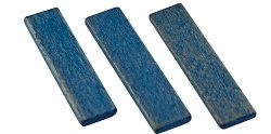 Houten uitvulblokjes 80 x 20 x 5 mm bLAUW (1/100/3.500)