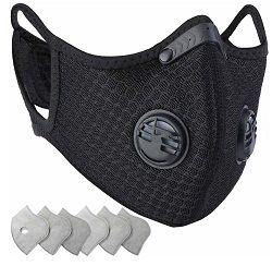 Sportmasker met vervangbare filters uni - Afbeelding 5