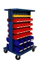Trolley Leeg Voor Stapelbakken B 400/605 x H 1.1125 x D 710 mm - Afbeelding 2