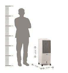 Luchtkoeler 80 Watt tot 16m² afstandsbediening 850m³/h / 12L (1/22) - Afbeelding 2