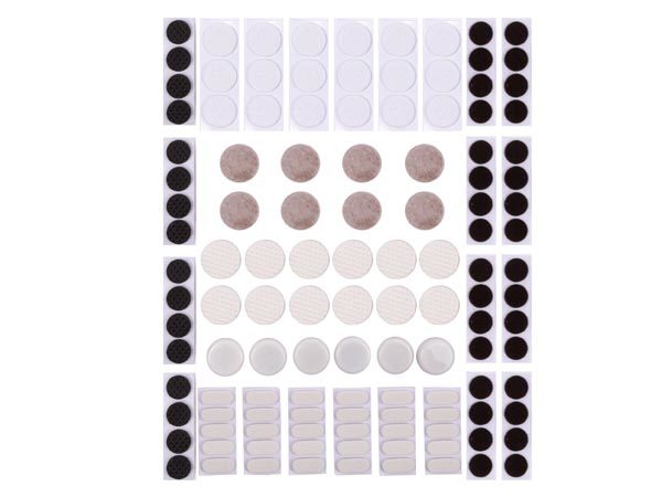 Set vilttape gemengd zwart / wit 122 delig - Afbeelding 2
