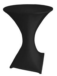 Stretchcover voor partytafel FP190 ZWART (1/9) - Afbeelding 2