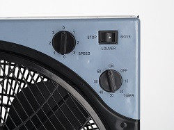 Ventilator vloer - tafelmodel Ø 30 cm 360° draaiend met timer 40 Watt - Afbeelding 4