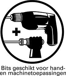 Bitset 32 delig in kunststof cassette sleuf | PH | PZ | TX | TX geboord en zeska - Afbeelding 3