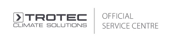 Logo TROTEC Official Service Centre WHITE CMYK EN